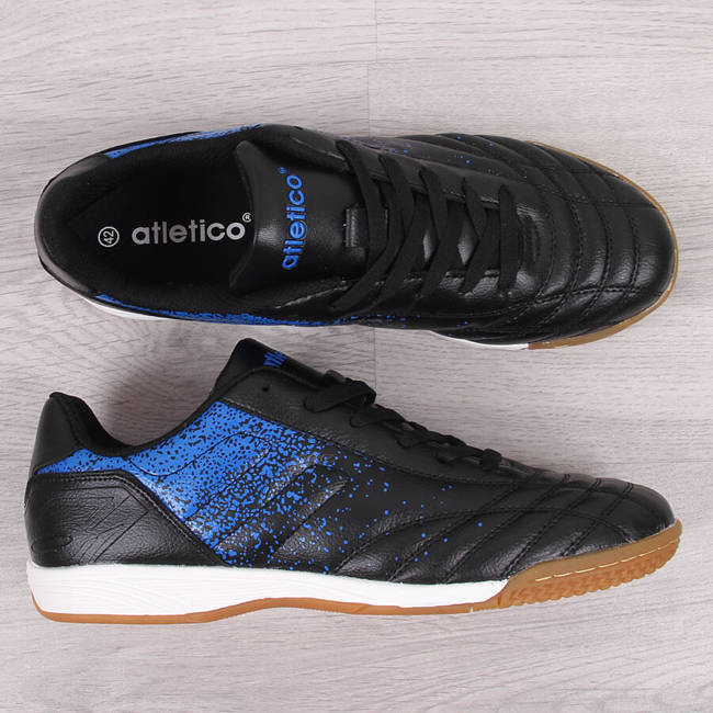 Buty sportowe młodzieżowe halówki czarno-granatowe Atletico